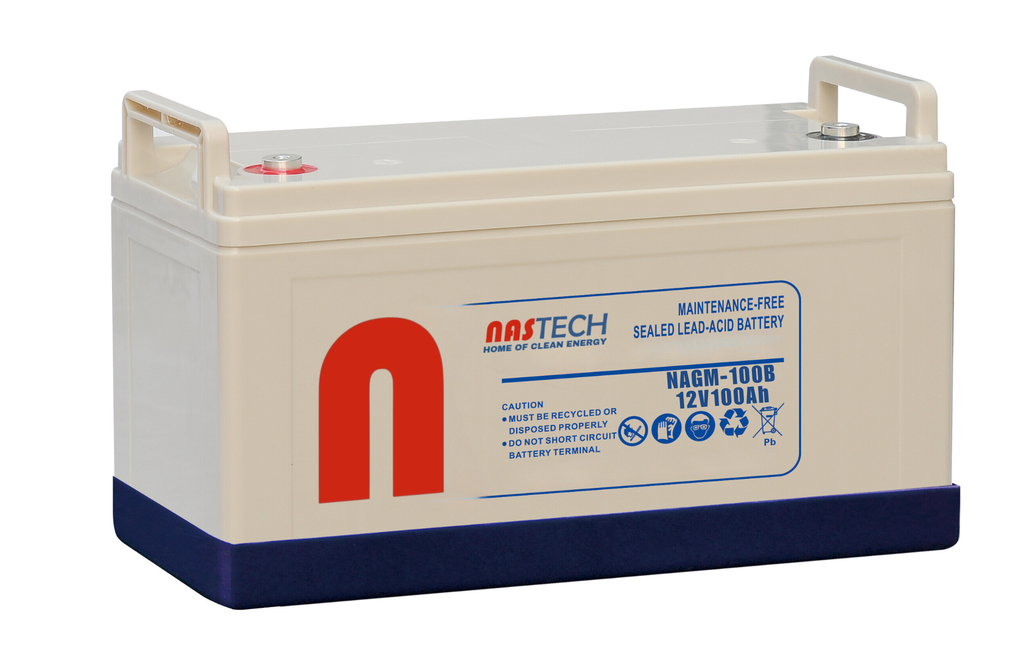 NASTECH 12v 100AH VRLA AGM Battery