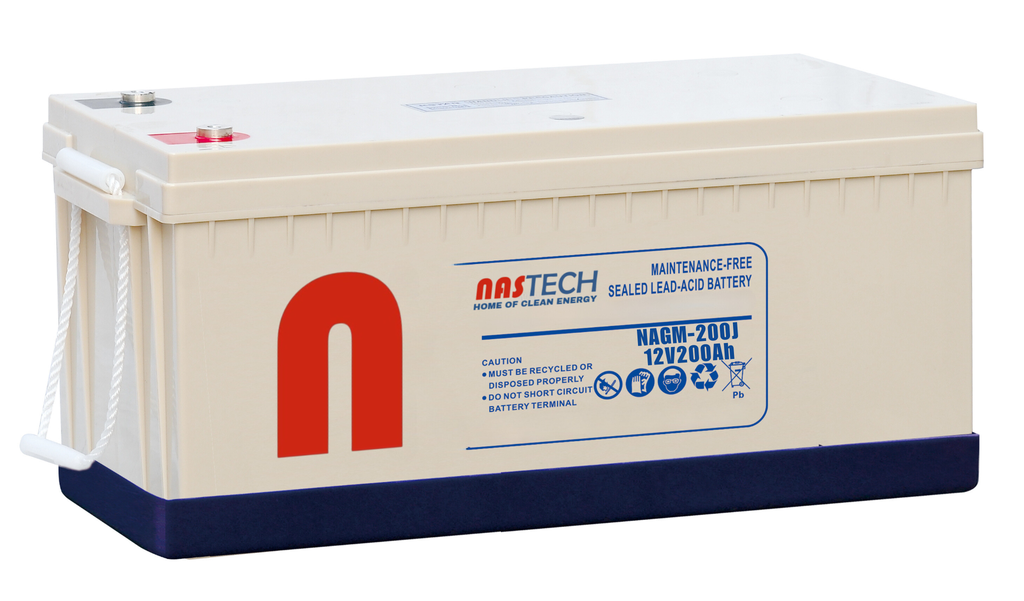 NASTECH 12v 200AH VRLA COLLOID AGM Battery 