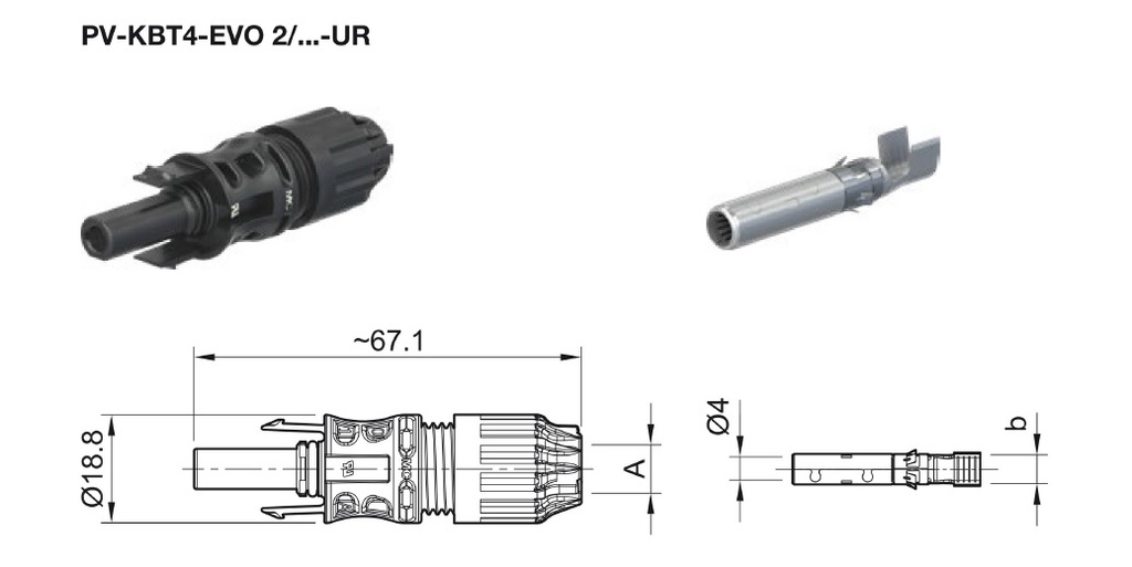 Staubli MC4-Evo 2 Male (10sqmm)